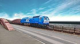 RDC locomotive on the Levensauer High Bridge RDC locomotive on the Levensau High Bridge